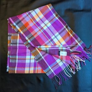 JCrew Ultra Soft Scarf, NWOT, Pink Plaid